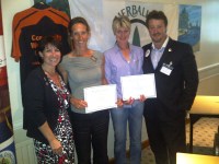 Group shot with Cheque